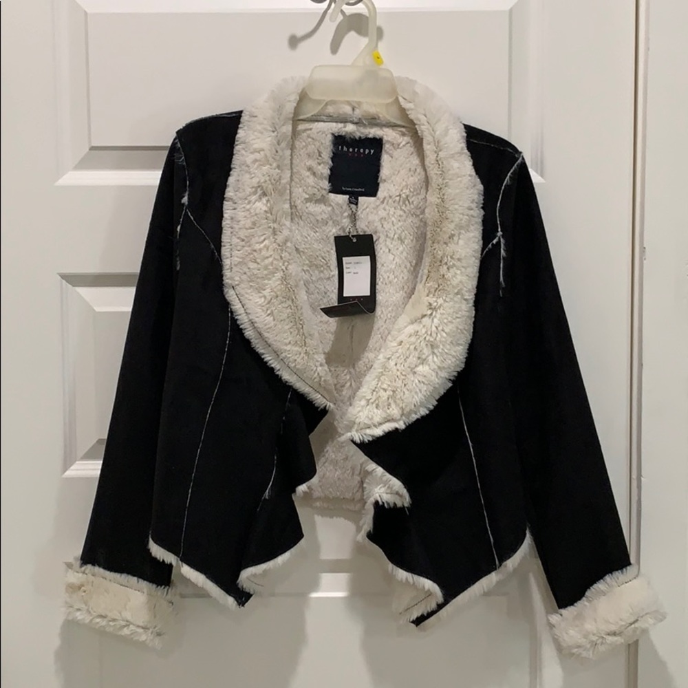 Gorgeous furry suede jacket!